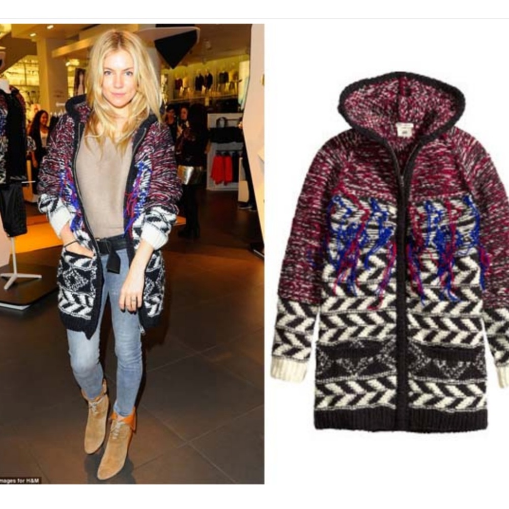 Isabel Marant pour H&M oversized hood cardigan XS - Picture 5 of 7